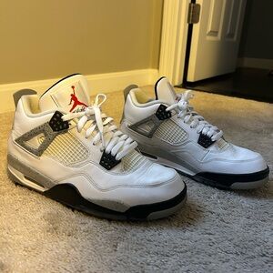 Air Jordan 4 Retro Golf White Cement, size 9.5